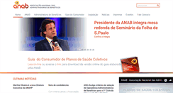 Desktop Screenshot of anab.com.br