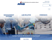 Tablet Screenshot of anab.org