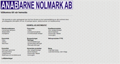 Desktop Screenshot of anab.se